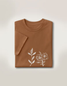 Brown Flower- Regular Wear